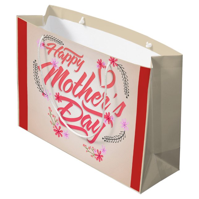 Grand Sac Cadeau Bonne fête des mères (Happy Mother's Day Gift Bag!)