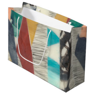 Grand Sac Cadeau Bordure couleur II