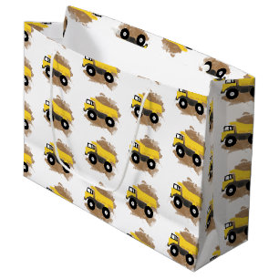 Grand Sac Cadeau Boue du véhicule de construction de camion de pomp