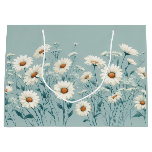 Grand Sac Cadeau Bountiful Daisy's  (Devant)