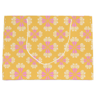 Grand Sac Cadeau Bouquet d'été audacieux