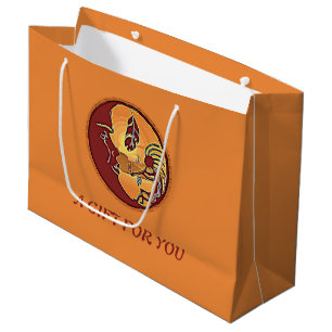 Grand Sac Cadeau Bouton paysage - Plume de lune Kokopelli 1