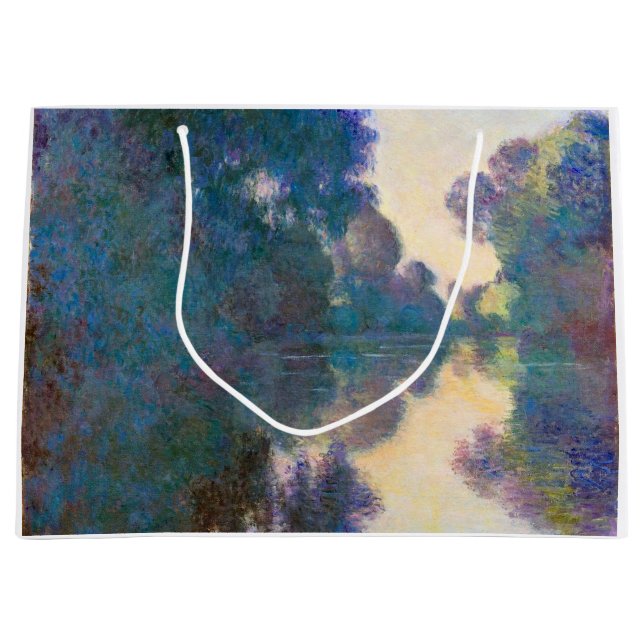 Grand Sac Cadeau Branche de la Seine près de Giverny, Monet (Devant)