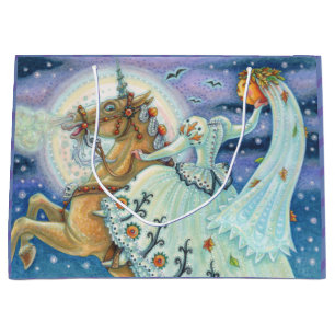 GRAND SAC CADEAU BRIDE DE SLEEPY HOLLOLOW, HALLOWEEN CADEAU BAG