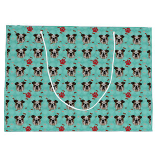 Grand Sac Cadeau Bulldog