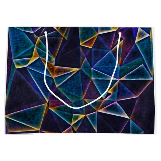 Grand Sac Cadeau Bulles cassées (Devant)