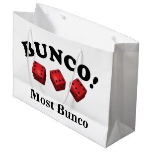 Grand Sac Cadeau Bunco Dice Cadeau La plupart Bunco