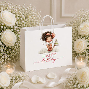 Grand Sac Cadeau Cadeau d'anniversaire humour moderne pour femme sc