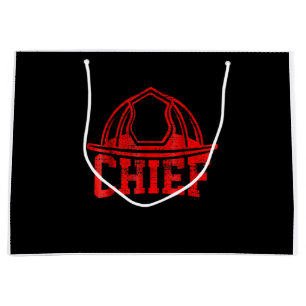 Grand Sac Cadeau Cadeau pompier   Cadeaux de pompier en chef