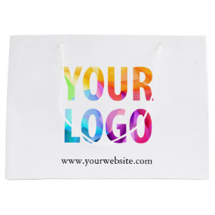 Grand Sac Cadeau Cadeau promotionnel de logo d'entreprise personnal