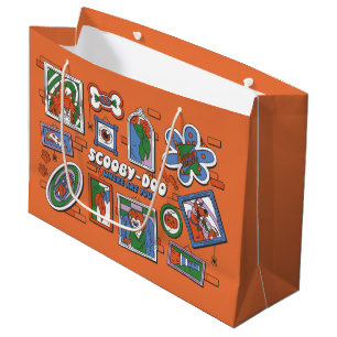 Grand Sac Cadeau Cadre de photos d'Halloween de Scooby-Doo