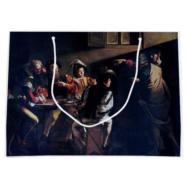 Grand Sac Cadeau Calling of Saint Matthew, Caravaggio (Devant)