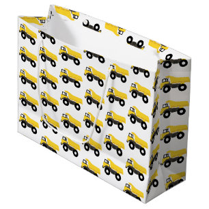 Grand Sac Cadeau Camions de construction de camions de pompage