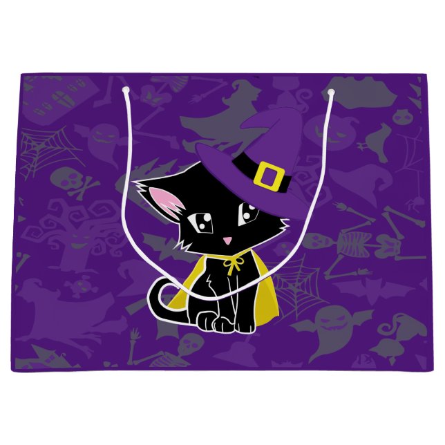 Grand Sac Cadeau Candy Halloween (Devant)
