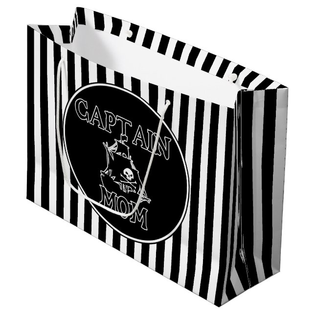 Grand Sac Cadeau Capitaine (Devant Angle)