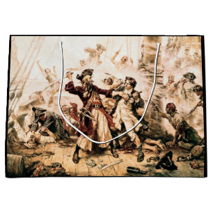 Grand Sac Cadeau Capturez, pirate Barbe Noire, La Revanche de la Re