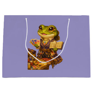 Grand Sac Cadeau Caractère de grenouille créatrice de royaume