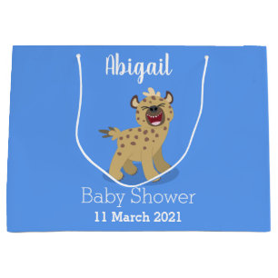 Grand Sac Cadeau Caricature amusante hyena riant illustration