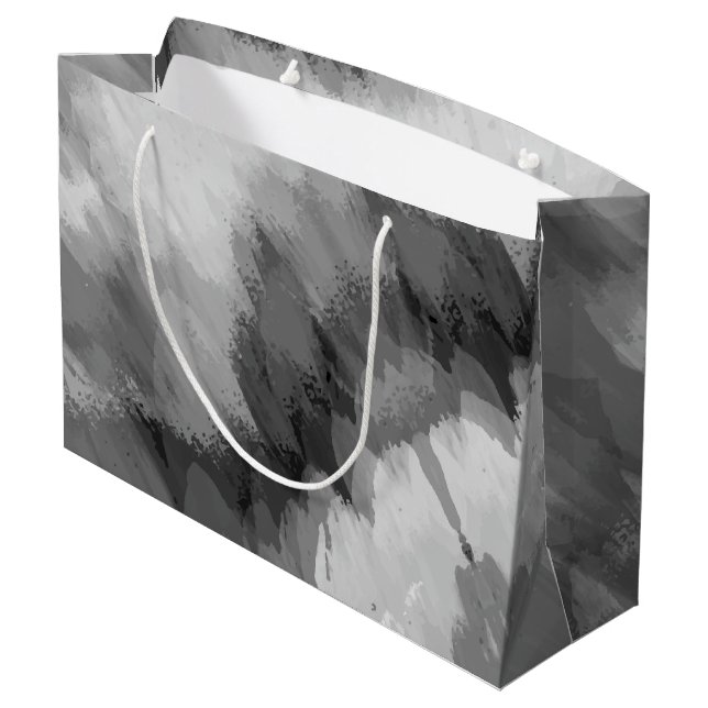 Grand Sac Cadeau Cascade de l'aquarelle, nature 3 (Dos Angle)