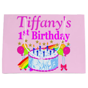 GRAND SAC CADEAU CASSEAU DE CAKE 1ER ANNIVERSAIRE PERSONNALISÉ ROS