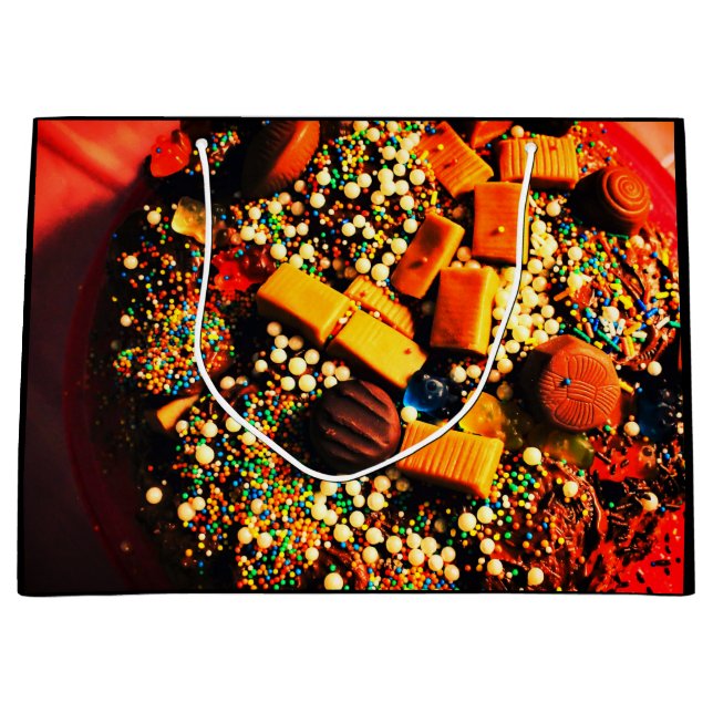 Grand Sac Cadeau Catastrophe de bonbons (Devant)