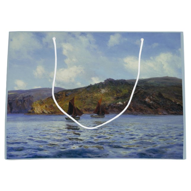 Grand Sac Cadeau Catspaws off the Land (by Henry Moore) (Devant)