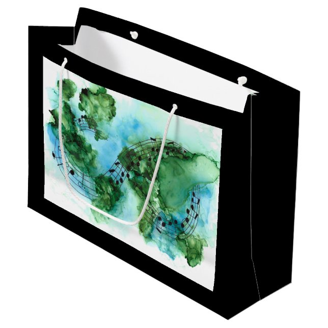 Grand Sac Cadeau Ce dont le monde a besoin aujourd'hui, c'est d'amo (Devant Angle)