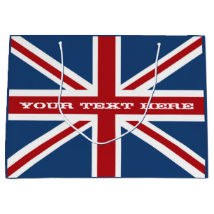 Grand Sac Cadeau Célébration de drapeau d'Union Jack