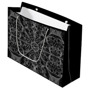 Grand Sac Cadeau Céramique noir