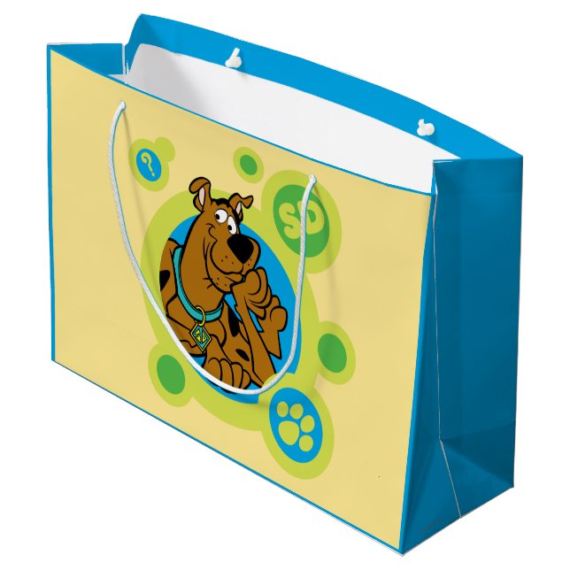 Grand Sac Cadeau Cercles Scooby-Doo SD Badge (Dos Angle)