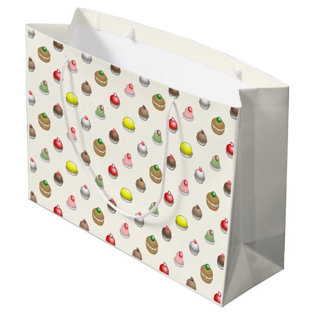 Grand Sac Cadeau C'est l'heure des t-shirts (Dos Angle)