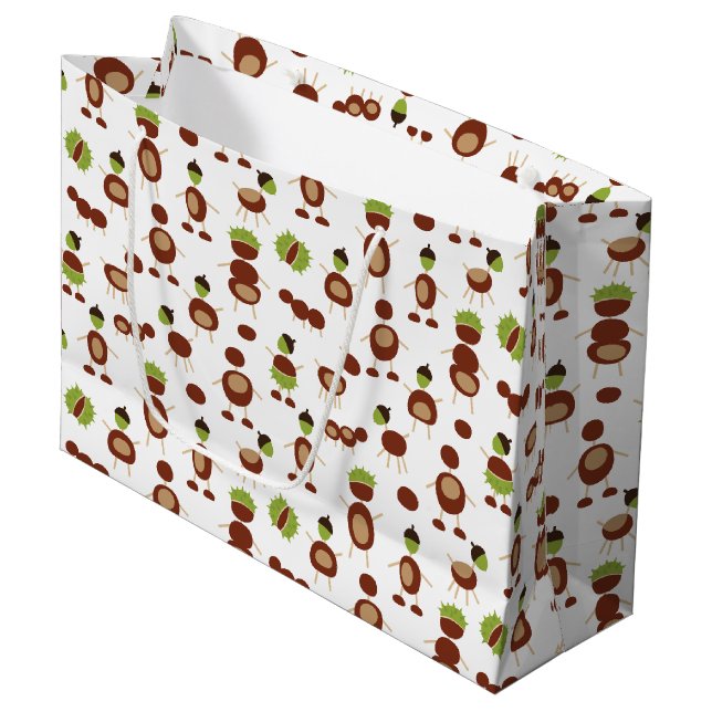 Grand Sac Cadeau Châtaigniers (Devant Angle)
