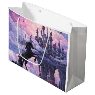 Grand Sac Cadeau Château Licorne
