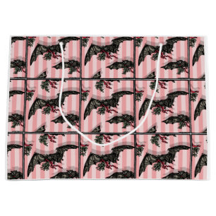 Grand Sac Cadeau Chauve-souris - Pop Goth Holiday