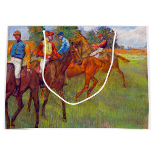 Grand Sac Cadeau Chevaux de course, Edgar Degas