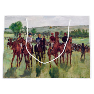 Grand Sac Cadeau Chevaux de course, Edgar Degas