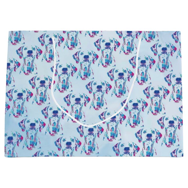 Grand Sac Cadeau Chien (Devant)