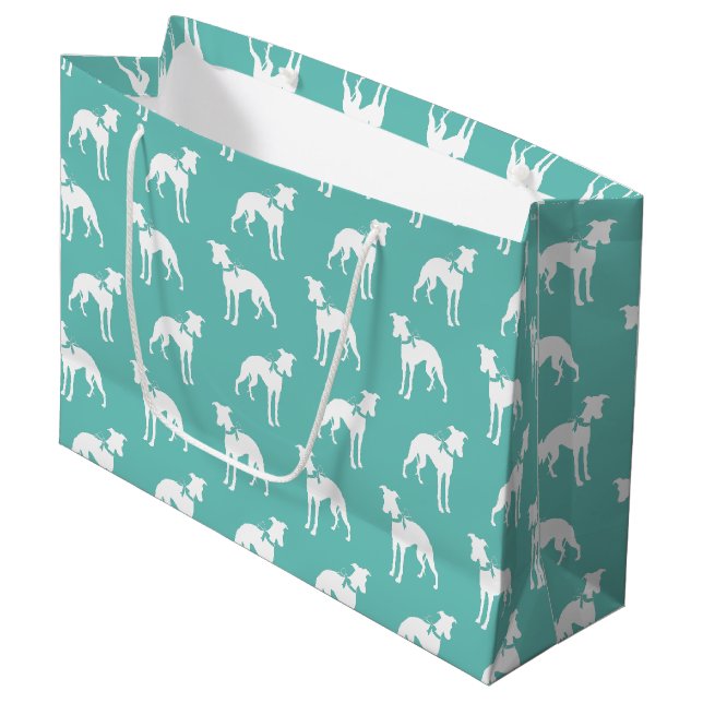 Grand Sac Cadeau Chien Chien Chien Chien Chien Chien Chien Puppy (Devant Angle)