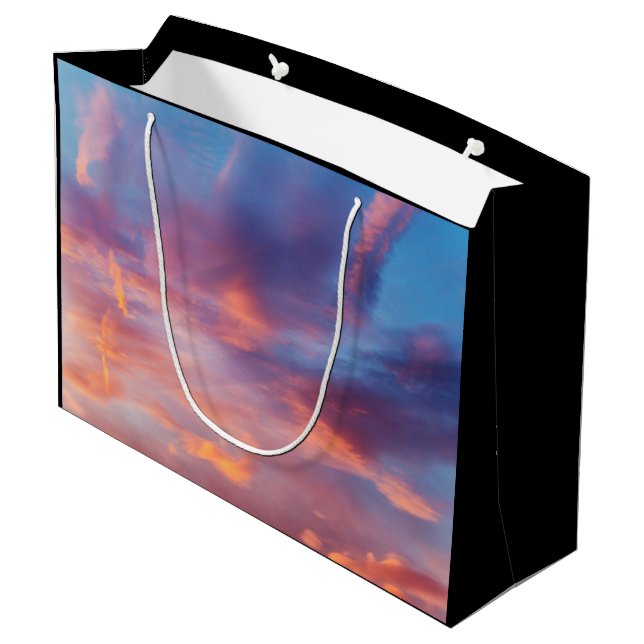 Grand Sac Cadeau ciel flirtant (Dos Angle)
