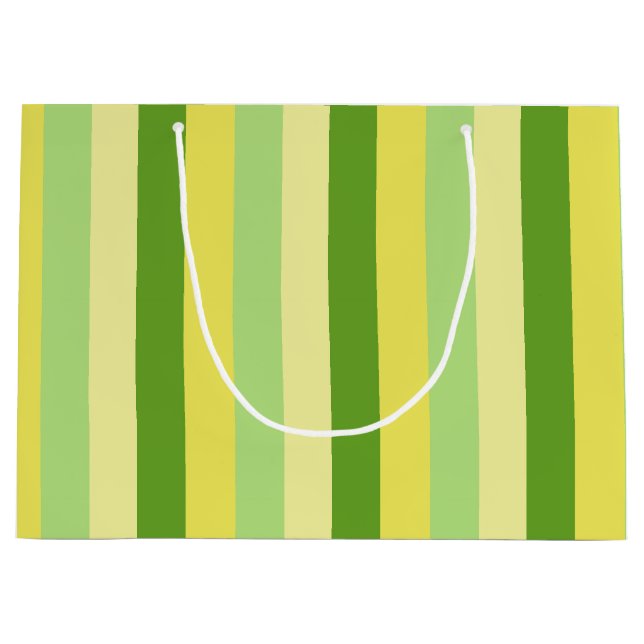 Grand sac cadeau citron et citron vert (Devant)