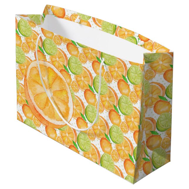 Grand Sac Cadeau Citrus (Dos Angle)
