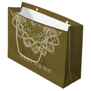 Grand Sac Cadeau Classique Mandala Inde Style 4