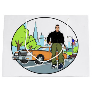 Grand Sac Cadeau Claude - GTA 3