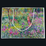 Grand Sac Cadeau Claude Monet - Le jardin d'Iris à Giverny<br><div class="desc">Jardin d'Iris à Giverny / Jardin d'Artiste à Giverny - Claude Monet,  1899-1900</div>