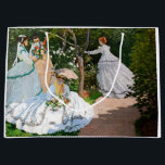 Grand Sac Cadeau Claude Monet - Les femmes dans le jardin<br><div class="desc">Femmes dans le jardin / Femmes au jardin - Claude Monet,  Huile sur toile,  1866</div>