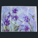 Grand Sac Cadeau Claude Monet - Lilac Irises / Iris Mauves<br><div class="desc">Lilac Irises / Iris Mauves - Claude Monet,  1914-1917</div>