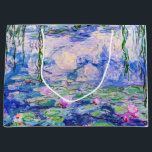 Grand Sac Cadeau Claude Monet - Nymphéas / Nymphéas 1919<br><div class="desc">Nymphéas (W.1852) - Claude Monet,  Huile sur toile,  1916-1919</div>