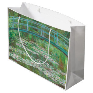 Grand Sac Cadeau Claude Monet pont de football japonais. Impression