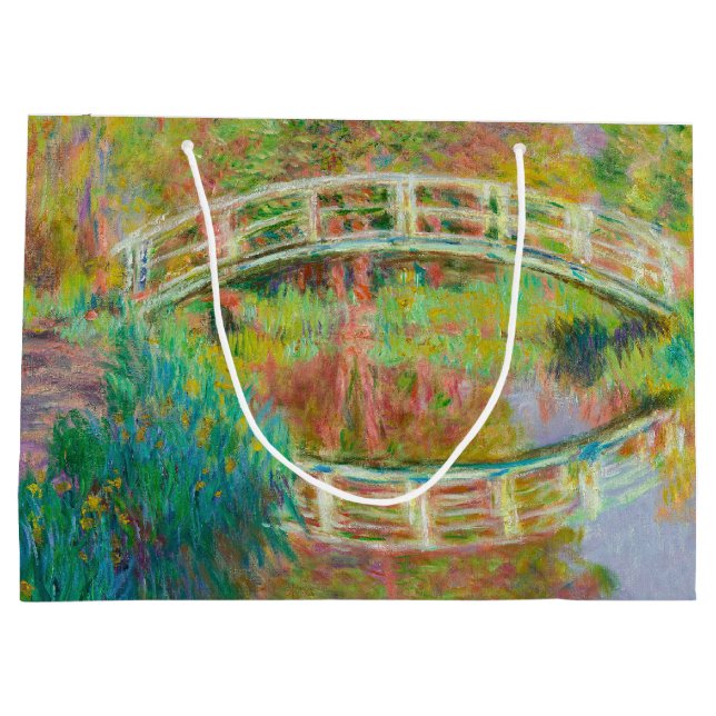 Grand Sac Cadeau Claude Monet - Pont Japonais, Giverny (Dos)