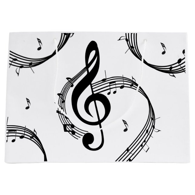 Grand Sac Cadeau Climactic G Clef (Devant)